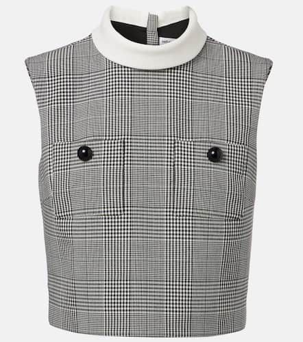 Prince of Wales check top - Self-Portrait - Modalova