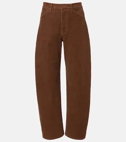 Tribeca cotton-blend corduroy barrel-leg pants - Nili Lotan - Modalova