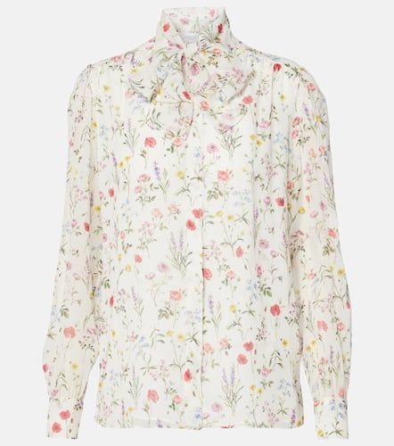 Blusa de seda floral - Giambattista Valli - Modalova