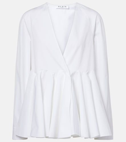 Alaia Flare cotton blouse - Alaia - Modalova