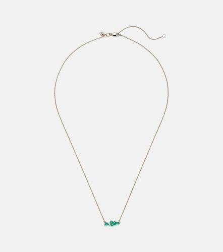 Collar Cocktail Bar de oro de 14 ct con esmeraldas - Sydney Evan - Modalova