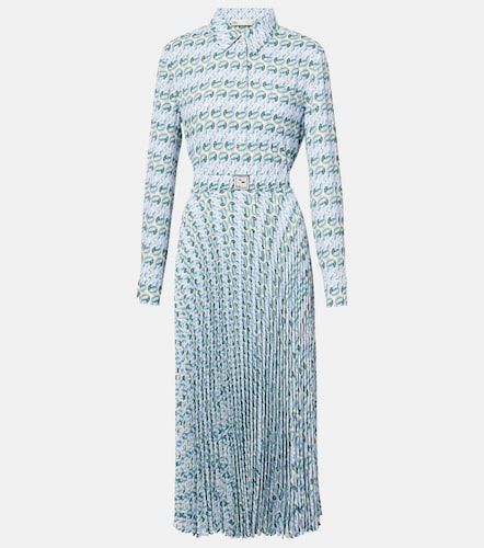 Abito midi in twill con stampa - Tory Burch - Modalova