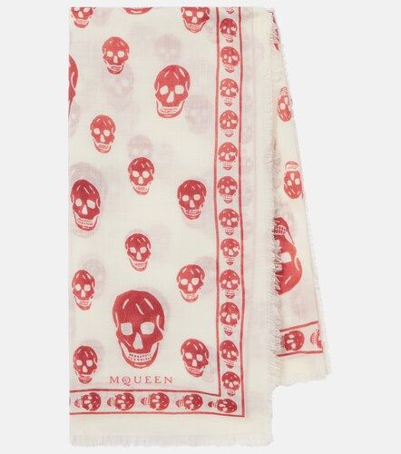 McQueen Sciarpa Skull in lana - McQueen - Modalova