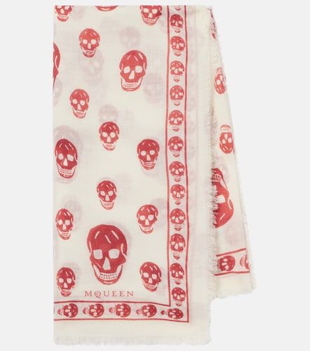 McQueen Skull wool scarf - McQueen - Modalova