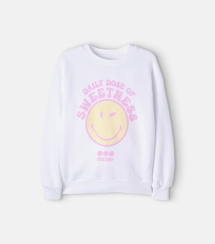 Sudadera Smiley de jersey de algodón - The New Society - Modalova