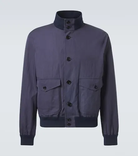 Chaqueta bomber de sarga en mezcla de algodón - Dunhill - Modalova