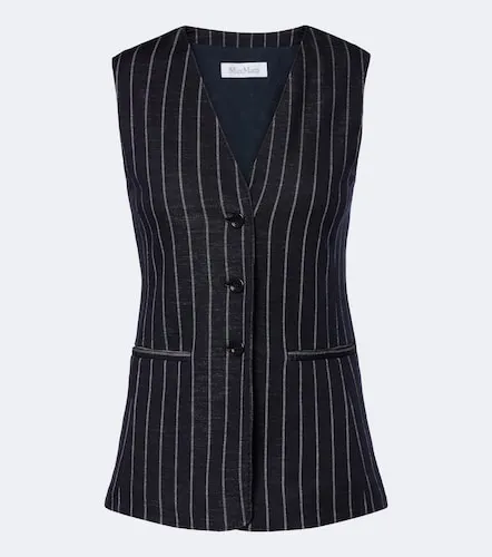 Chaleco con raya diplomática - Max Mara - Modalova