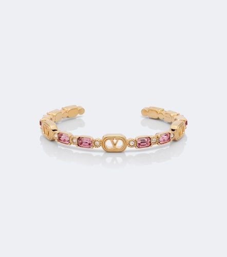 Bracciale rigido Ovalette con cristalli Swarovski® - Valentino Garavani - Modalova
