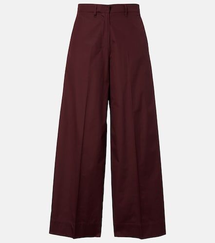 Pantalones anchos de popelín de algodón - 'S Max Mara - Modalova