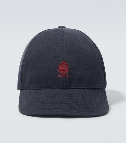 Prada Logo canvas baseball cap - Prada - Modalova