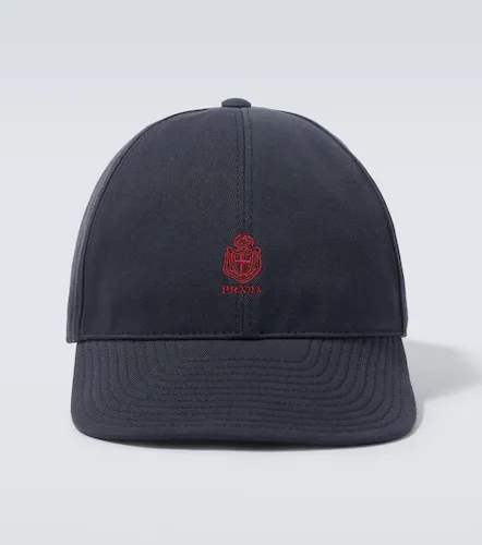 Prada Logo canvas baseball cap - Prada - Modalova