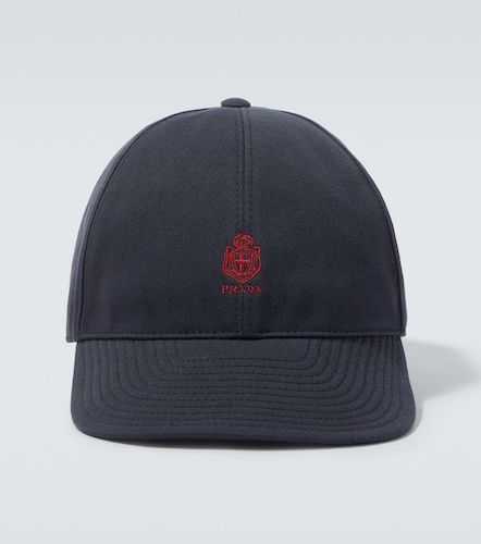 Prada Logo canvas baseball cap - Prada - Modalova