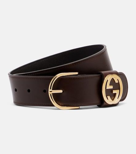 Gürtel Interlocking G aus Leder - Gucci - Modalova