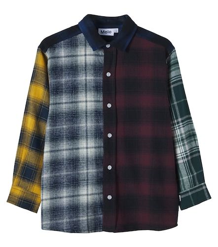 Camisa Remon de algodón a cuadros - Molo - Modalova
