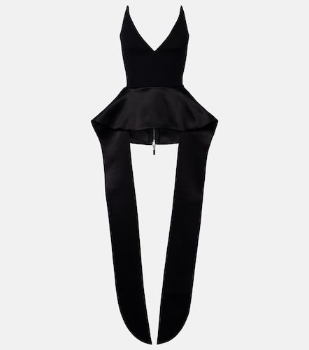 Maticevski Frame peplum satin top - Maticevski - Modalova