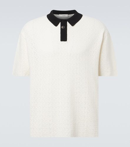 Polo in crochet di misto cotone - Commas - Modalova