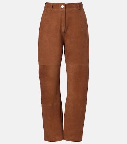 Rohe Suede barrel-leg pants - Rohe - Modalova