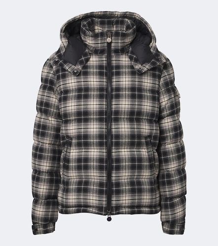 Airor checked cotton flannel down jacket - Moncler - Modalova