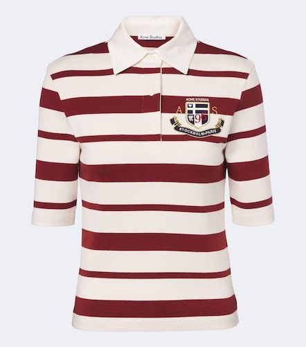 Polo en mezcla de algodón a rayas - Acne Studios - Modalova