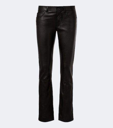 Gucci Pantalones rectos de piel - Gucci - Modalova
