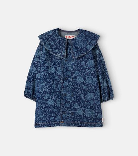 Tinycottons Vestido de denim floral - Tinycottons - Modalova