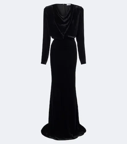 Stella McCartney Draped velvet gown - Stella McCartney - Modalova