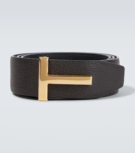 Cinturón reversible T Icon de piel - Tom Ford - Modalova