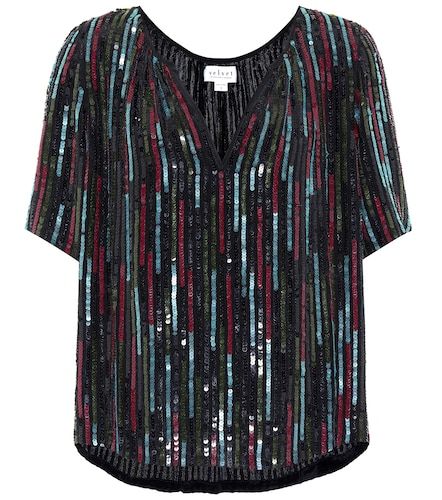 Velvet Nikky sequined top - Velvet - Modalova