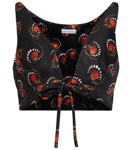 Rabanne Crop top estampado - Rabanne - Modalova