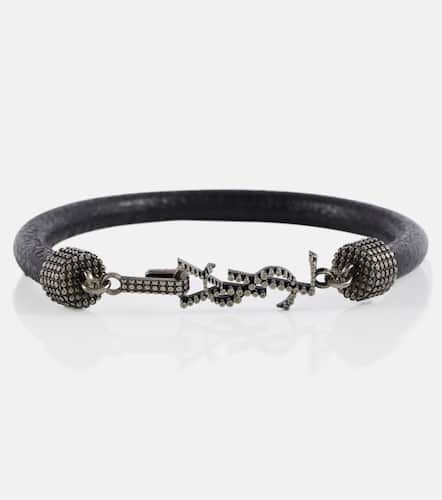 Opyum leather bracelet - Saint Laurent - Modalova