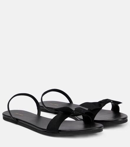 Bow leather slingback sandals - The Row - Modalova