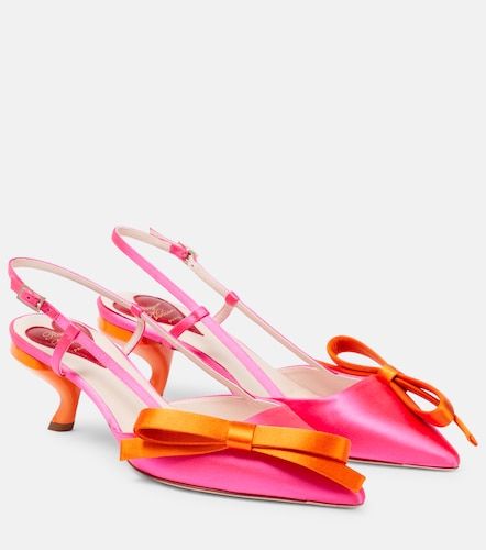 Pumps slingback Virgule in raso - Roger Vivier - Modalova