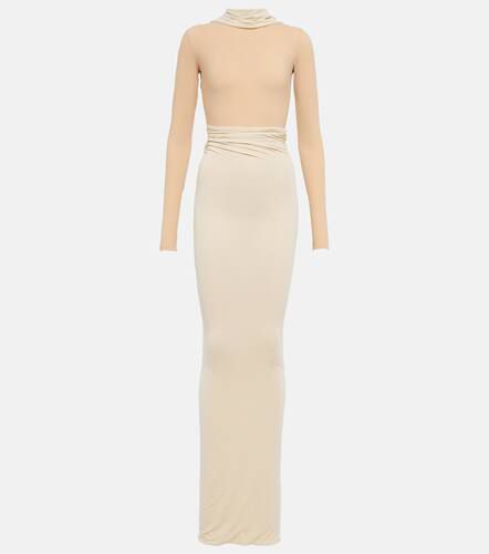 Deconstructed jersey maxi dress - MM6 Maison Margiela - Modalova