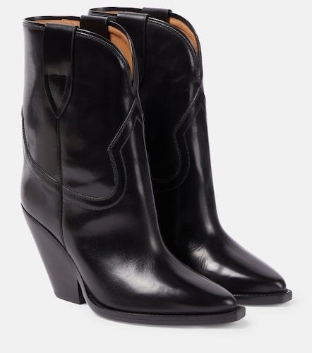 Leyane leather ankle boots - Isabel Marant - Modalova