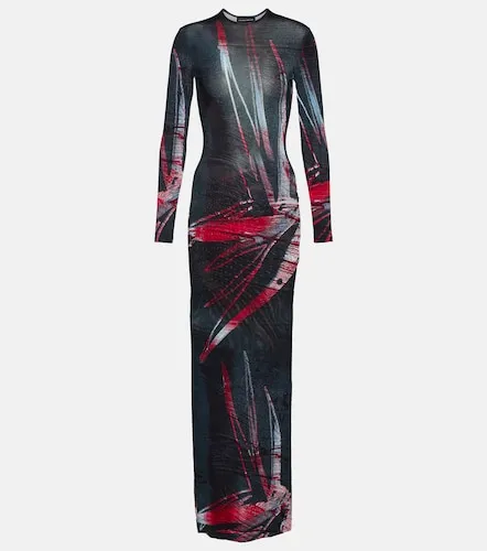 Vestido largo de jersey estampado - Louisa Ballou - Modalova