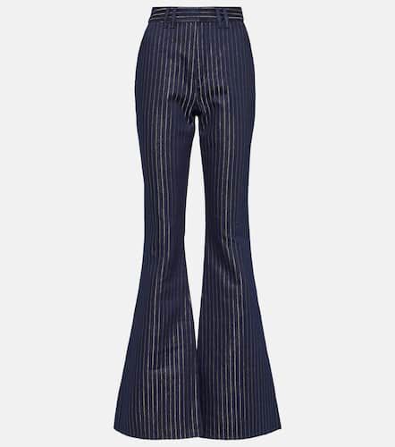 Flared LurexÂ® pinstripe jeans - Balmain - Modalova