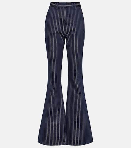 Flared Lurex® pinstripe jeans - Balmain - Modalova