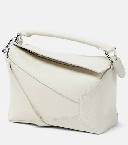 Puzzle Edge Small leather top-handle bag - Loewe - Modalova