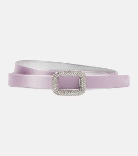 Viv' Choc embellished satin belt - Roger Vivier - Modalova