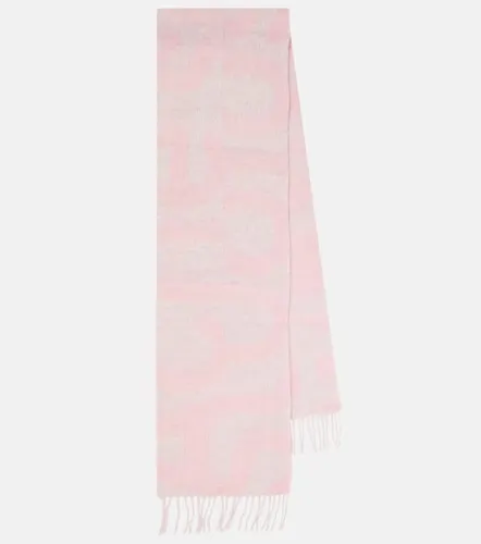 Acne Studios Logo wool-blend scarf - Acne Studios - Modalova