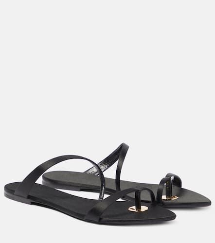 Tanger satin crÃªpe sandals - Saint Laurent - Modalova