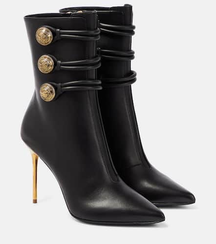 Balmain Alma leather ankle boots - Balmain - Modalova