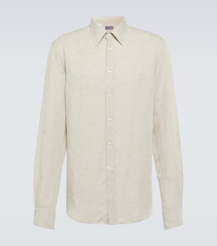 Linen-blend shirt - Ralph Lauren Purple Label - Modalova