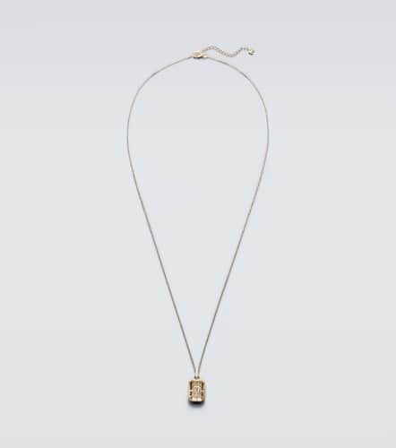 Kt necklace with emerald pendant - Mateo - Modalova