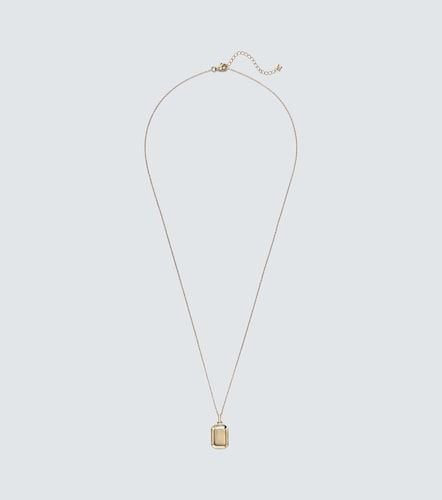 Collar con colgante Initial de oro de 14 ct - Mateo - Modalova