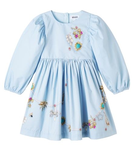 Vestido Cilja de popelín de algodón - Molo - Modalova
