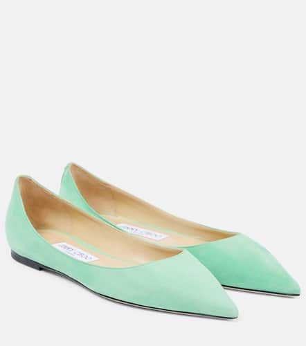 Jimmy Choo Love suede ballet flats - Jimmy Choo - Modalova