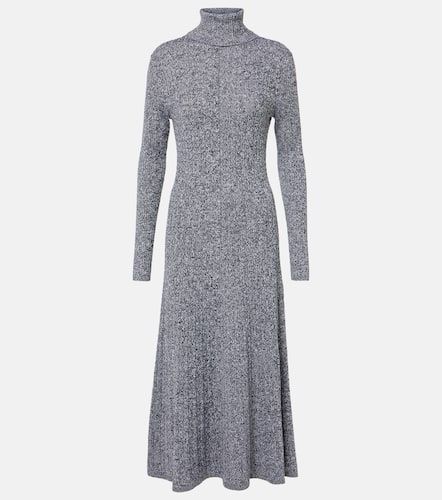 Ribbed-knit turtleneck wool and silk dress - Joseph - Modalova