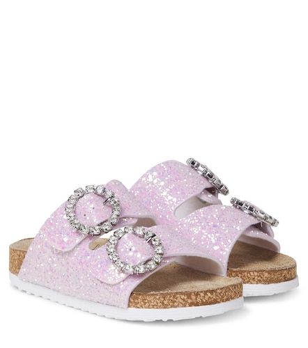 Sandali con glitter e cristalli - Monnalisa - Modalova