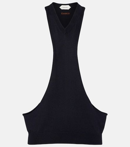 Versace Top de punto de algodón - Versace - Modalova